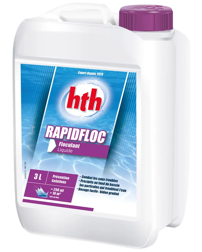 Clarifiant rapide liquide RAPIDFLOC hth   3 litres