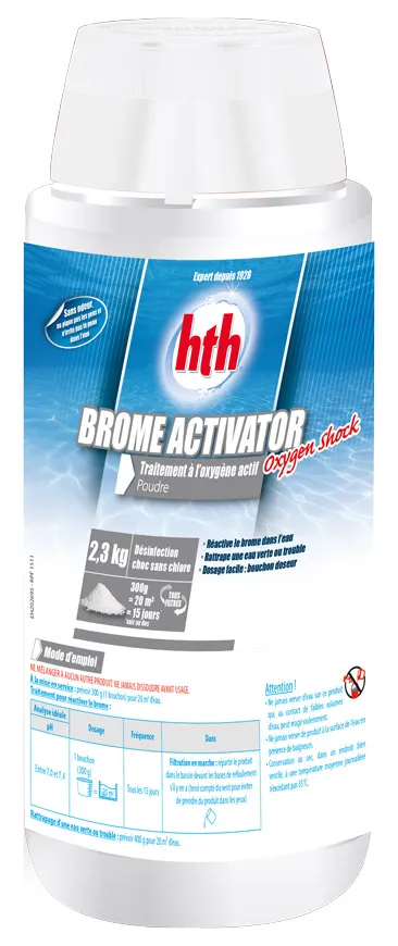 HTH Brome Activator   Traitement OXYGEN SHOCK hth GranulÃ©s   2,3KG