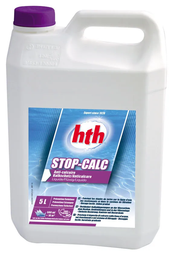 Liquide anti calcaire piscine   5litres   HTH