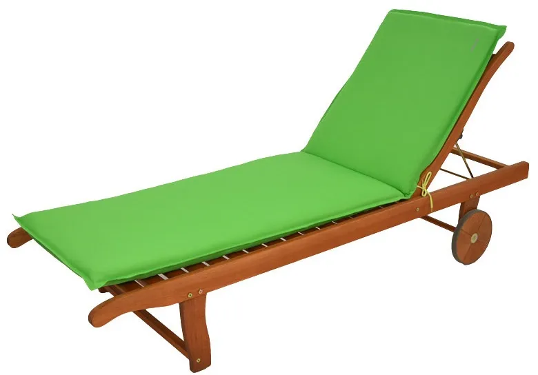 Coussin pour bain de soleil dÃ©houssable vert