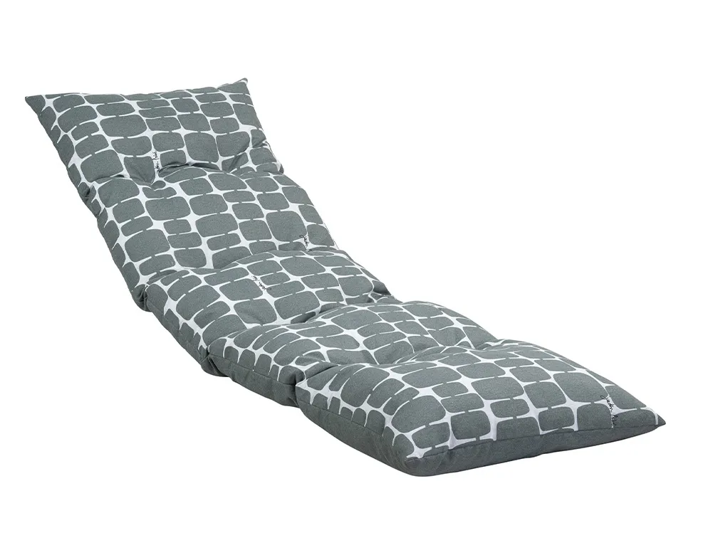 Coussin bain de soleil FloconnÃ© Futuriste Mastic