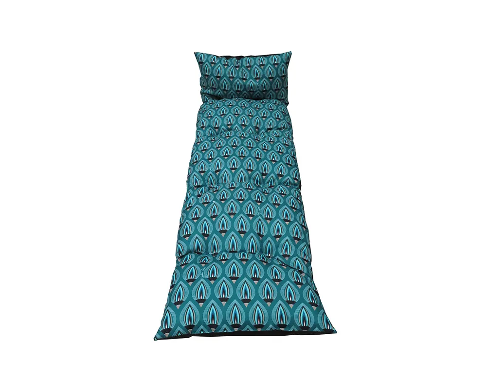 Coussin Matelas FloconnÃ© pour Transat Bain de Soleil LumiÃ¨re Polycoton
