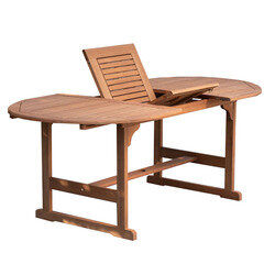 Table de Jardin LIBECCIO en Eucalyptus - 150/200cm - OOGarden