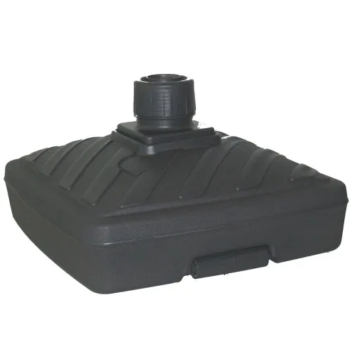 Pied de parasol carrÃ© 40L Anthracite