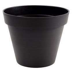 Pot rond TOSCANE  Ø 48 cm - Anthracite - EDA