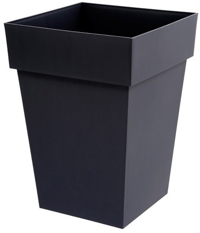Lot De 2 Soucoupes 35x35 Cm Anthracite – Extra Robuste Pour Pots 40x40 Cm, Extérieur Gel/UV Résistant