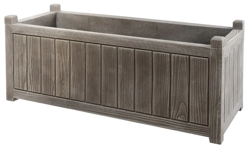 JardiniÃ¨re CHARME   L.100 cm Gris cÃ©rusÃ©  90L