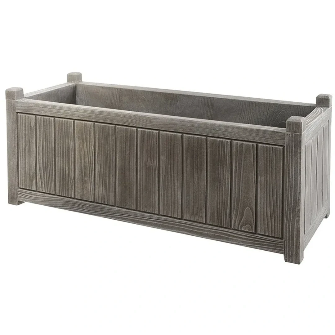 Jardinière CHARME L.119 cm Gris cérusé 155L