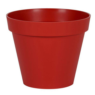 Pot rond toscane rouge 43l ø 48 cm