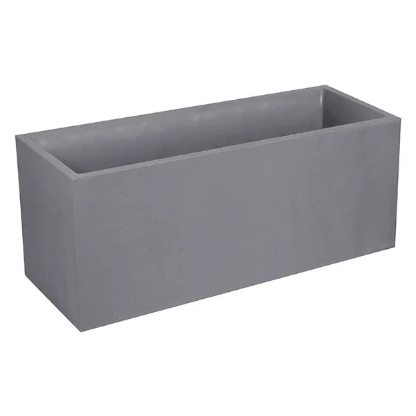 JardiniÃ¨re muret VOLCANIA L 100 cm   Gris galet   98 L