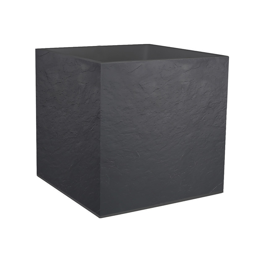 Lot De 10 Soucoupes Carrées En Résine Noire Pour Pots De Fleurs - 15x15 Cm - Résistantes à La Chaleur