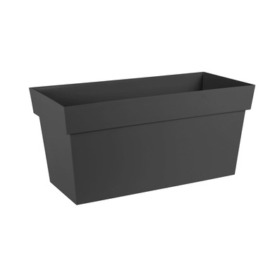 OSAKA Blumentopf Rund – Grau, 30 Cm, Mit Wasserspeicher, Made In France
