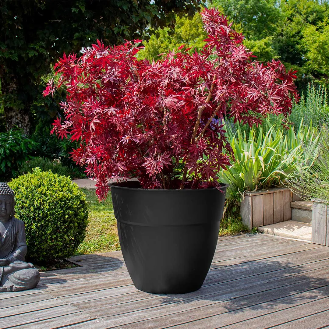 Pot à Fleurs OSAKA 165L Anthracite - Élégant et Polyvalent