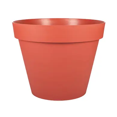Pot de fleur TOSCANE - Ø 80 cm -Orange terre battue - 170L - EDA