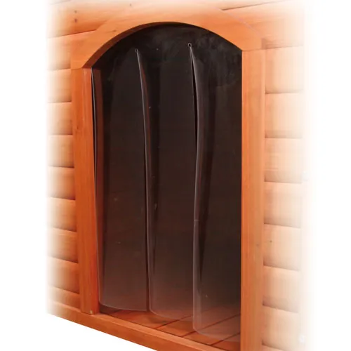 Porte en PVC 34 x 52 cm pour niche chien