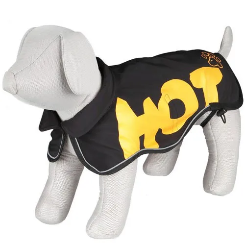 Manteau pour chien Avallon Hot Dog 30cm noir jaune