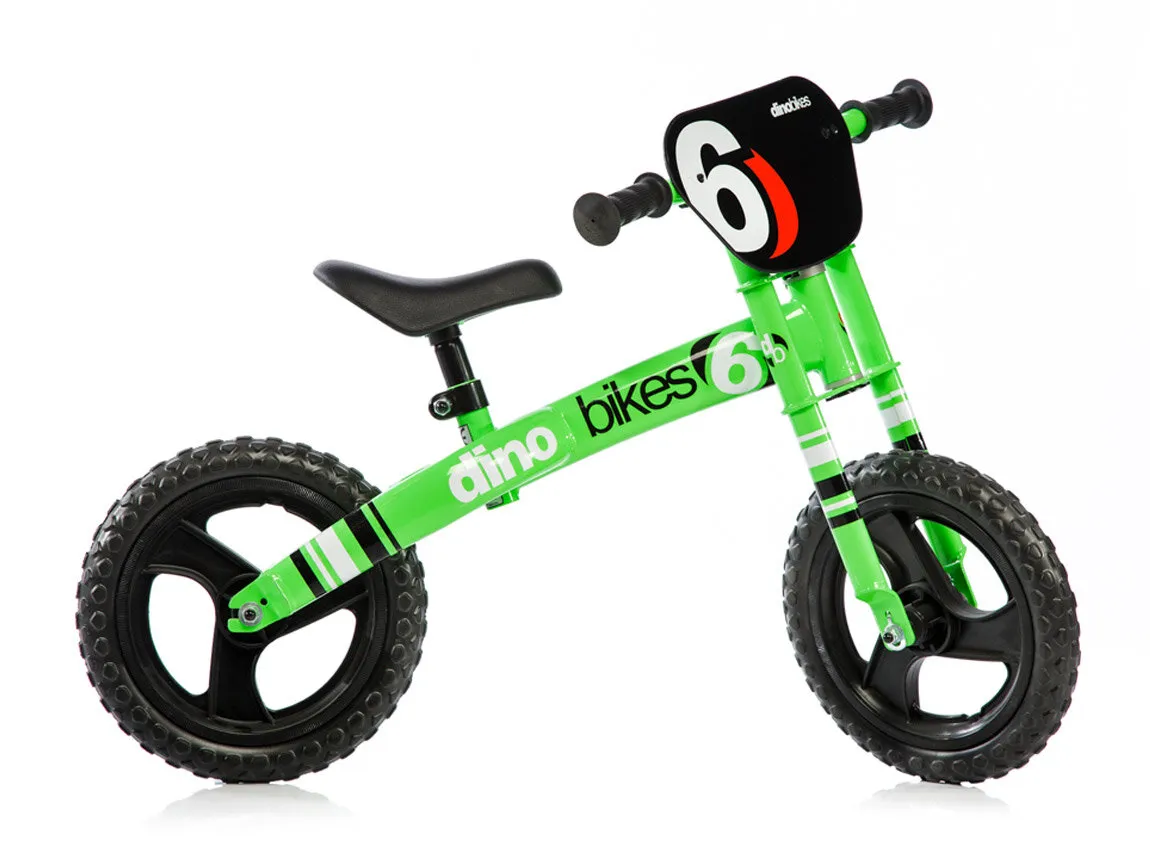 Draisienne Runner moto 12 pouces verte Dinobikes