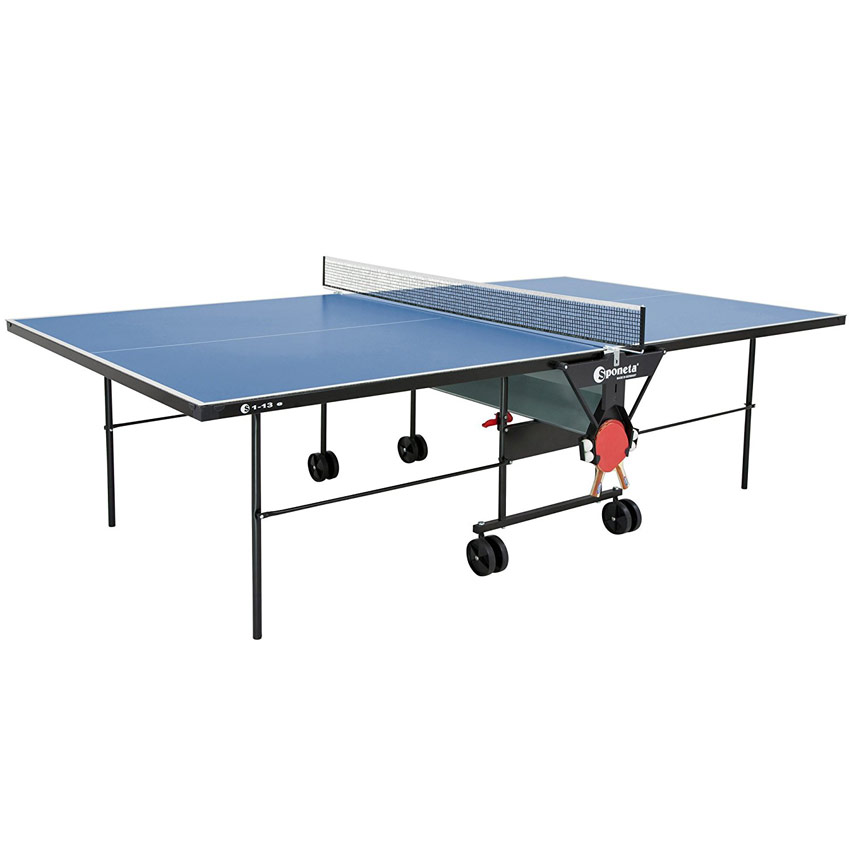 Table De Ping-pong Extérieure Sponeta Expertline S 4-72 E - Plateau Mélamine 5mm Vert, Réglable, Pliable, Roulettes - 3