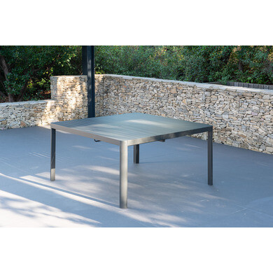 Table de jardin aluminium extensible 95 150 cm galice