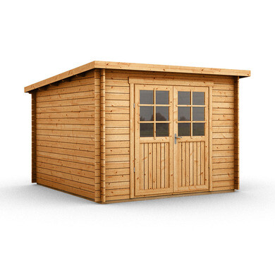 Carport Voiture En Bois Sunny 3x5 M - Pin Traité Autoclave - Abri Auto Extérieur Robuste
