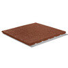 Dalle de protection rouge pour aire de jeux enfant 50 x 50cm - OOGarden