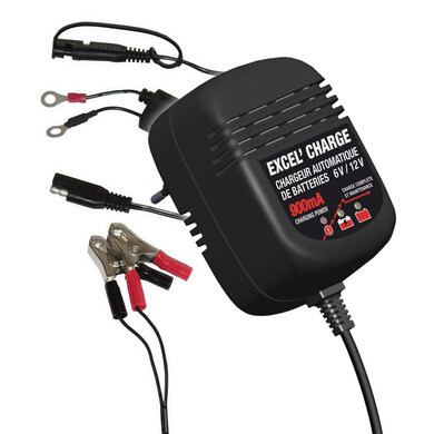 Chargeur de batterie pour tondeuses autoportées