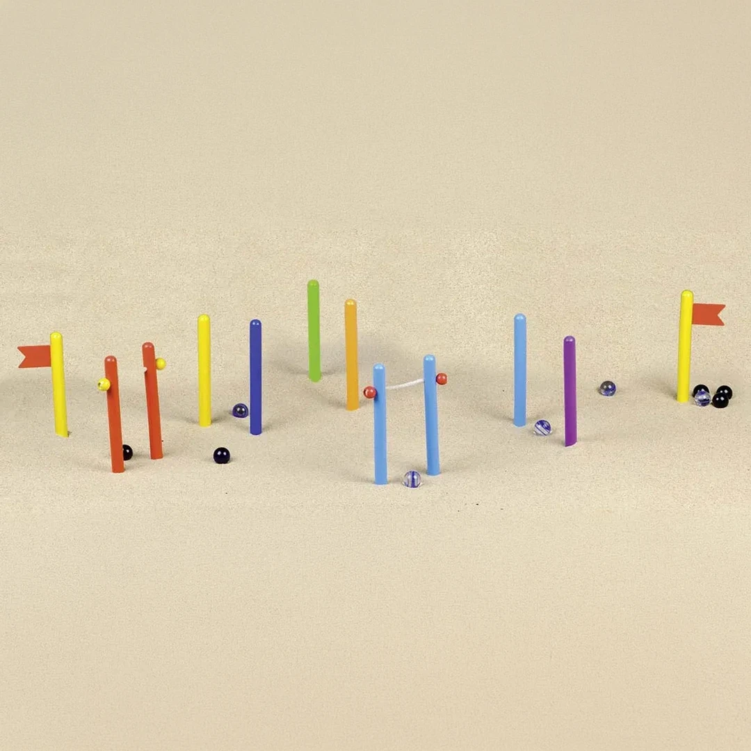Jeu de billes en extérieur, 10 billes