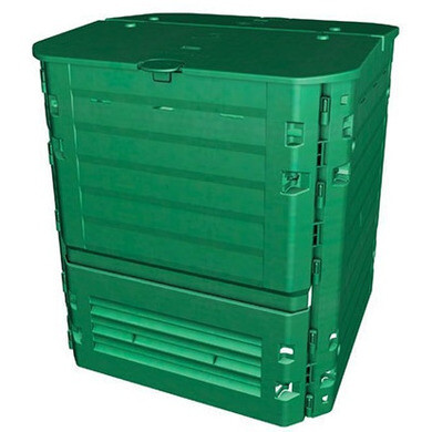 Composteur 600 L Eco-King vert Bac à compost monobloc - Ducatillon