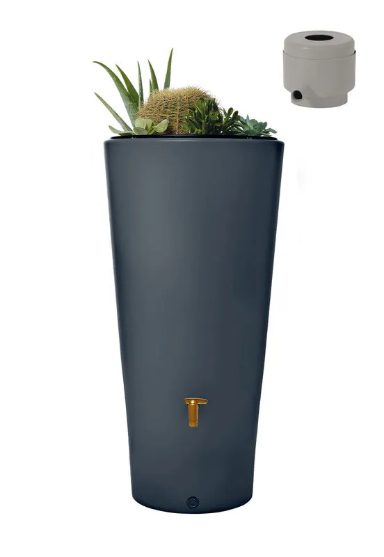 Cuve vaso 2en1 220L Graphite et Raccord chÃ©neau inclus