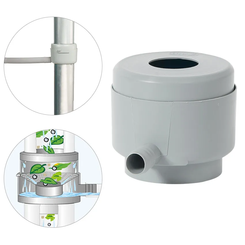Collecteur Filtrant d'Eau de Pluie GARANTIA Eco Gris