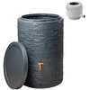 Kit Réservoir ARONDO 250L Graphite + Raccord Chéneau Inclus - GARANTIA