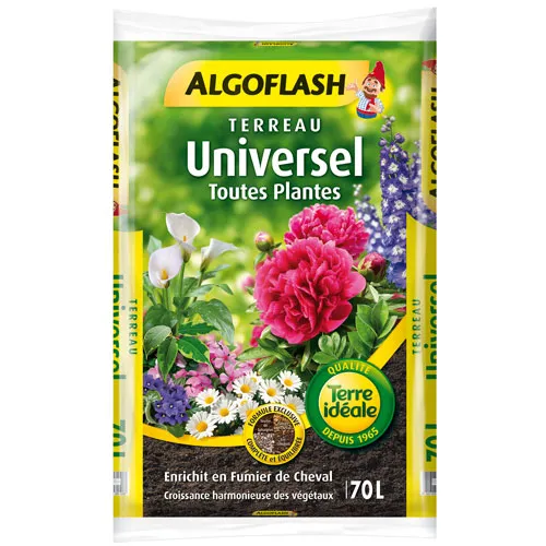 Terreau Universel 70L toutes plantes ALGOFLASH