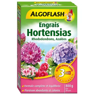 Dnger fr Hortensien, Rhododenrons. Azaleen Verlngerte Wirkung 800 g  ALGOFLASH | OOGarden.de
