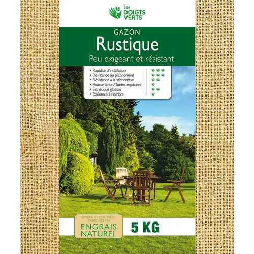 Gazon RUSTIQUE enrichi 5KG