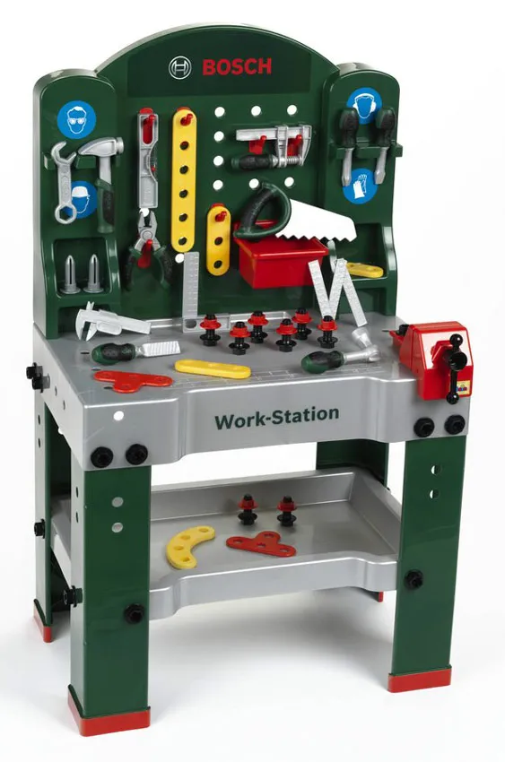 Etabli de bricolage Work station Enfant Bosch gm vert