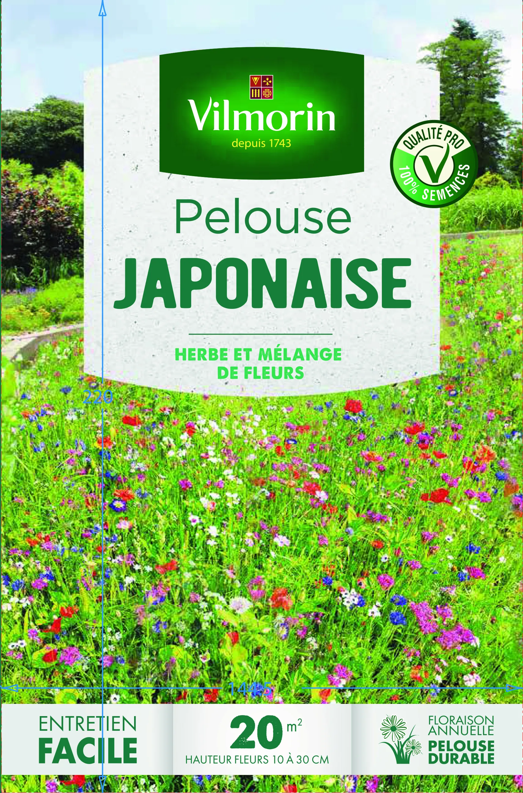 Pelouse Japonnaise VILMORIN boite de 500g Graines