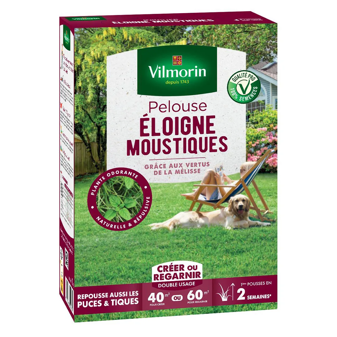 Pelouse Éloigne Moustiques 1 kg Vilmorin