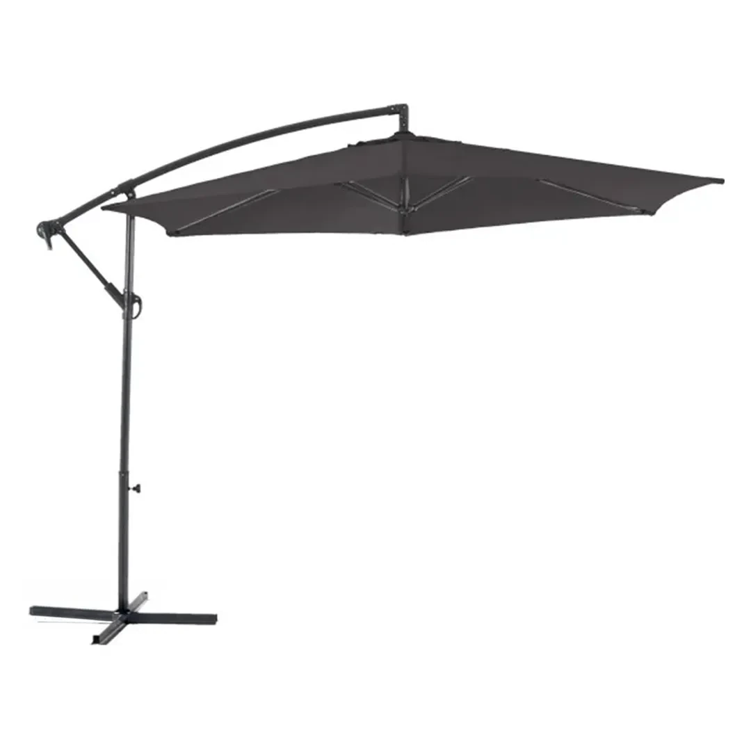 Parasol Déporté GUADELOUPE 3m Coloris Ardoise