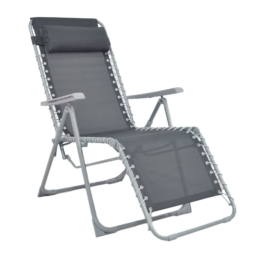 Fauteuil relax de jardin gris foncÃ© SIESTA