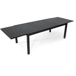 Table de Jardin MALAGA en Aluminium - 2/3M - Coloris Anthracite - OOGarden