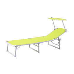 Bain de soleil aluminium vert pistache KSAR+ pare-soleil - OOGarden