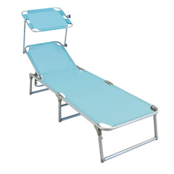 Bain de soleil aluminium vert d'eau KSAR+ pare-soleil - OOGarden