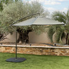 Parasol Déporté en Aluminium GUADELOUPE - 3m - Coloris Kaki - OOGarden