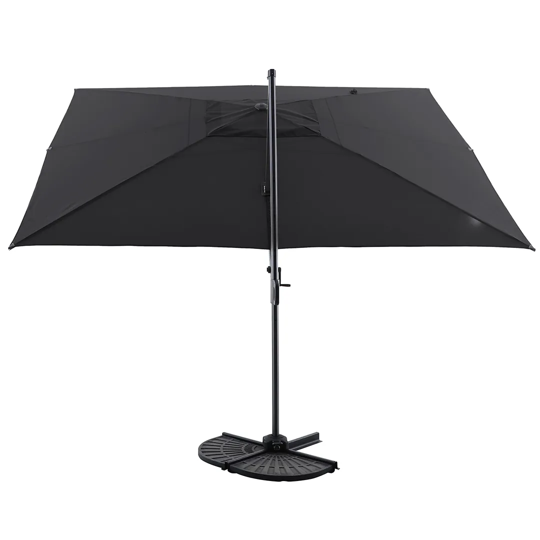Toile de remplacement pour parasol dÃ©portÃ© REUNION anthracite