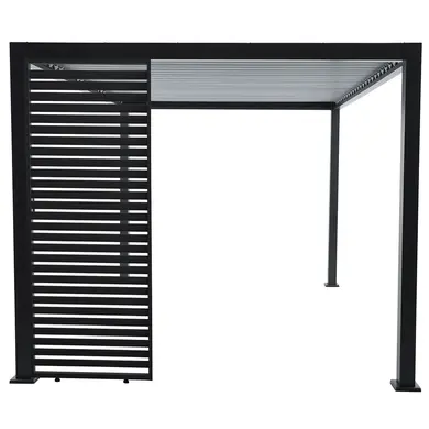 Persienne 90cm pour pergola bioclimatique 3M anthracite - OOGarden