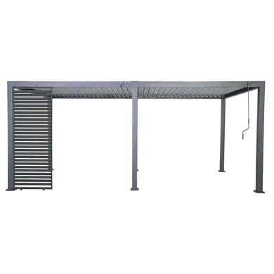 Persienne 90cm pour pergola bioclimatique 3M anthracite - OOGarden