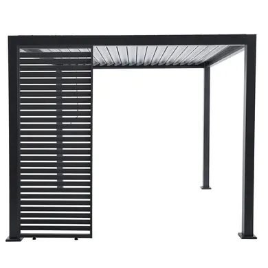 Persienne 90cm pour pergola bioclimatique 3M anthracite - OOGarden