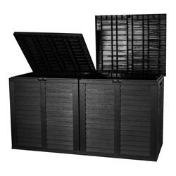 Coffre de jardin XXL WOODY aspect bois - 750 Litres  - OOGarden