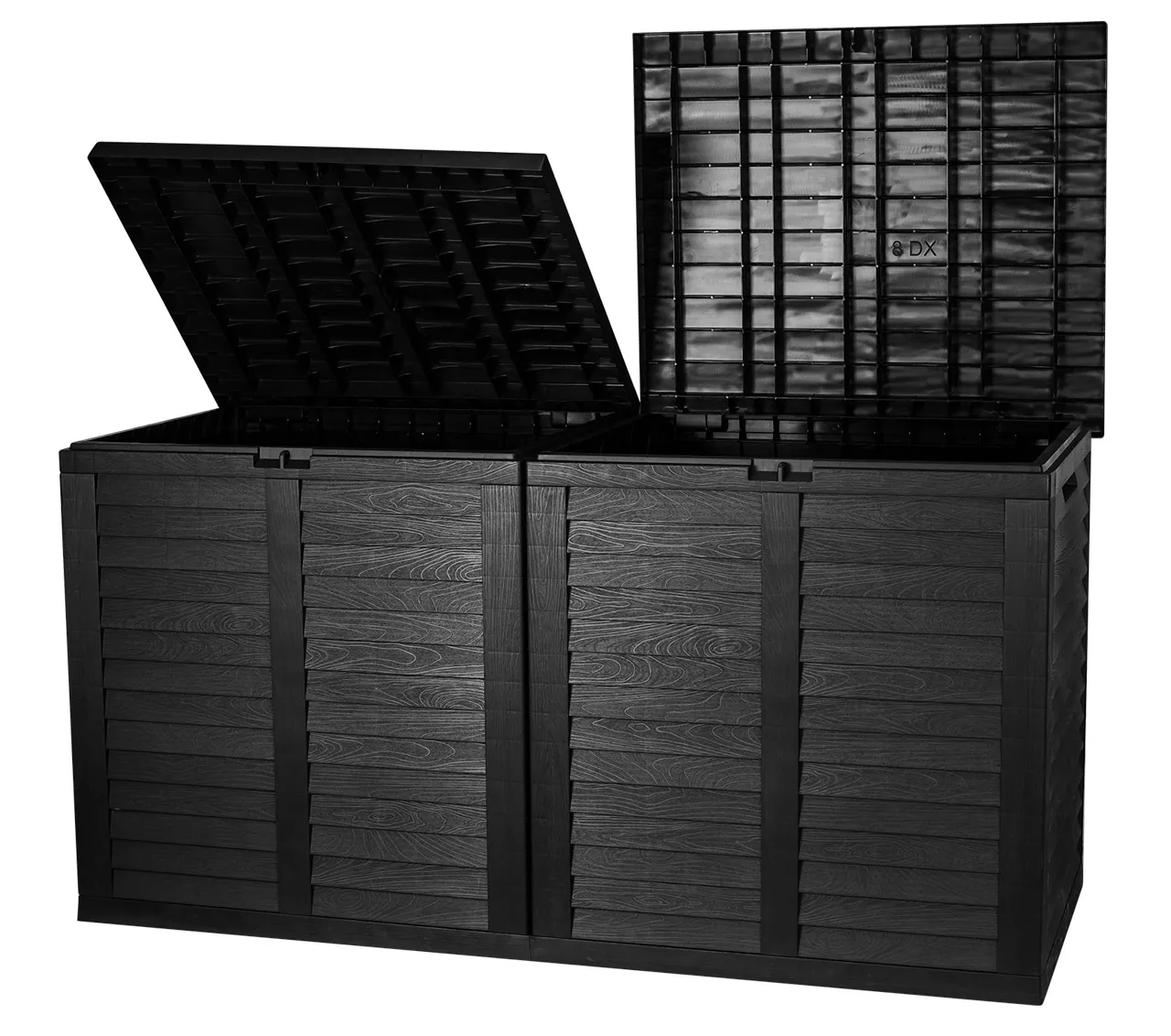 Coffre de jardin XXL WOODY aspect bois   750 Litres