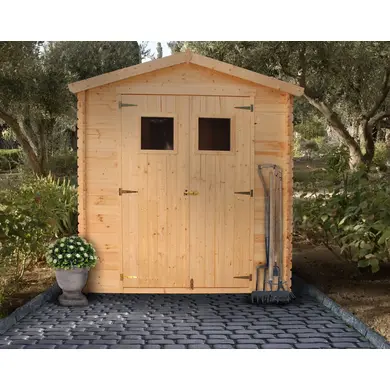 19 mm 4 m² AZUR houten afdak + vloerpakket -